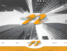 Tablet Screenshot of nicolosi-co.com